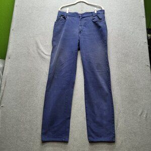VINTAGE Versace Classic V2 Men Pants‎ 34 Blue Logo Patch Embroidery Twill